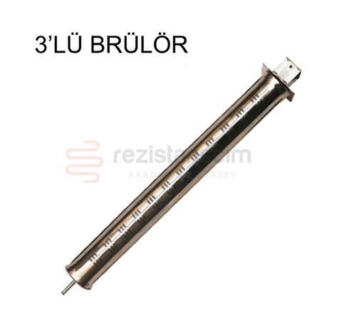 Çay Kazanı 3'lü Alt Baza Brülör 25 CM