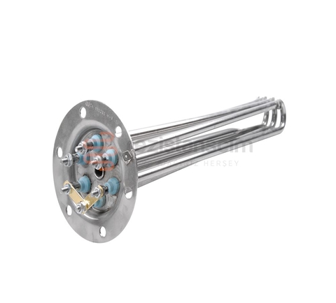 Fagor Bulaşık Makinesi Boyler Rezistans U:42cm Yuv.Sıv.Flanş BYM Kazan Rezistans 9KW